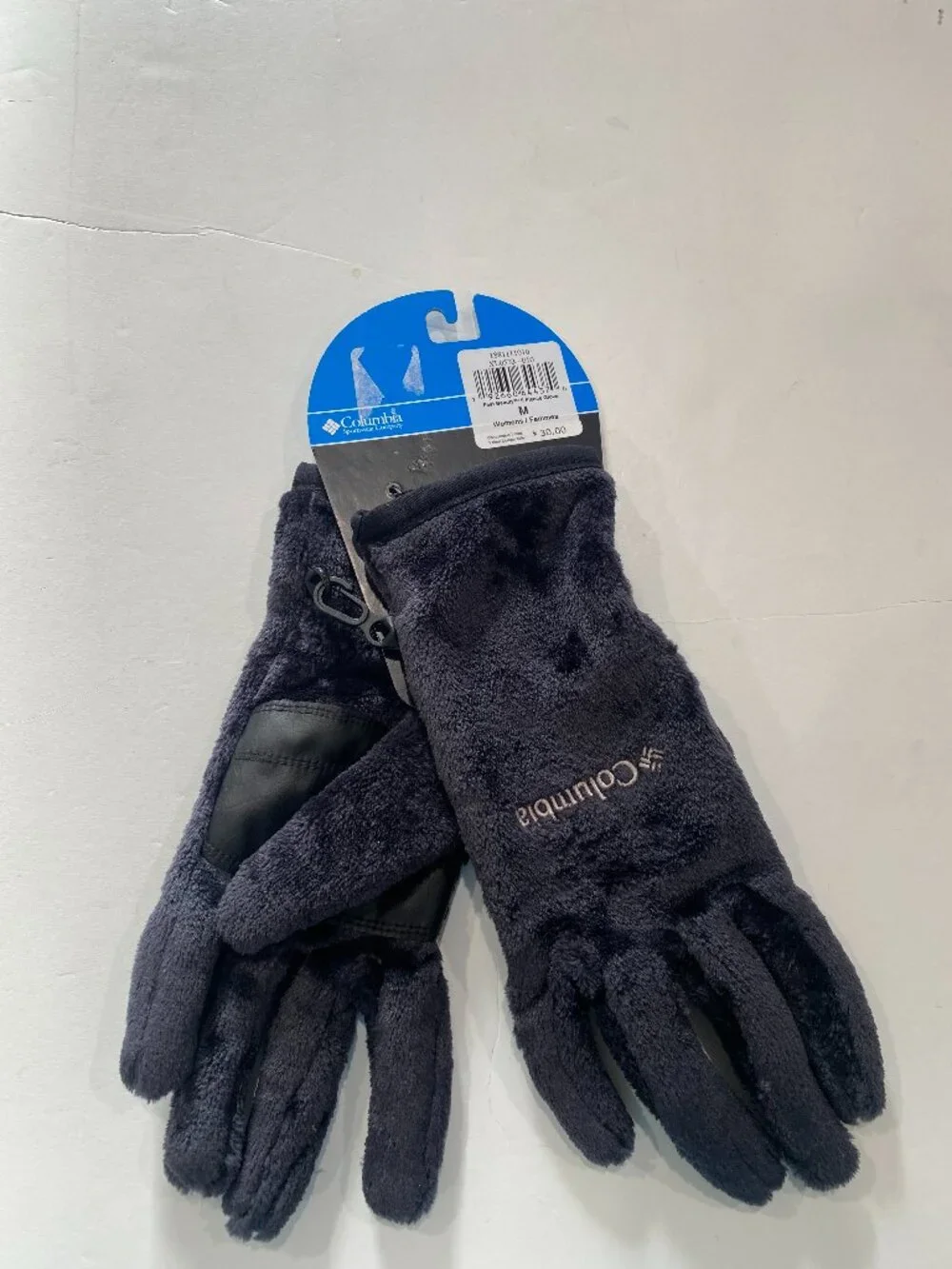 Columbia NWT women's M, Fast Beauty II Fleece Gloves in black.